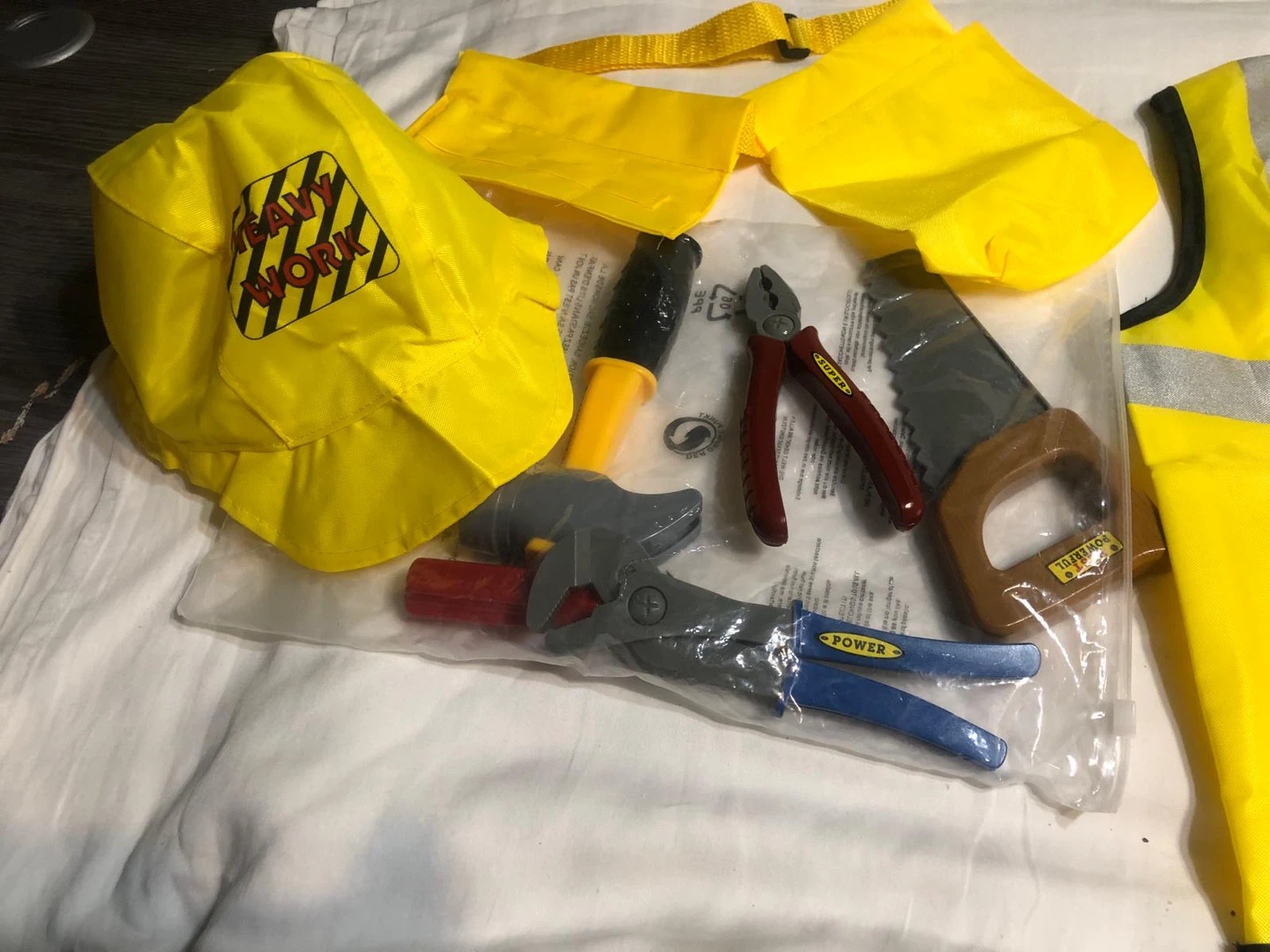 NEW-Kids Construction Worker Costume - New - photo 2