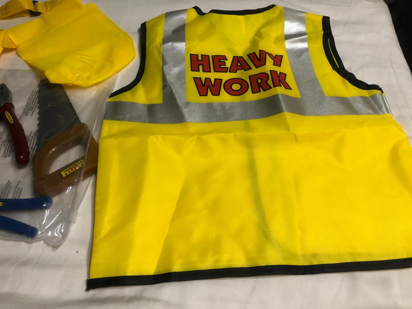 NEW-Kids Construction Worker Costume - New - photo 3