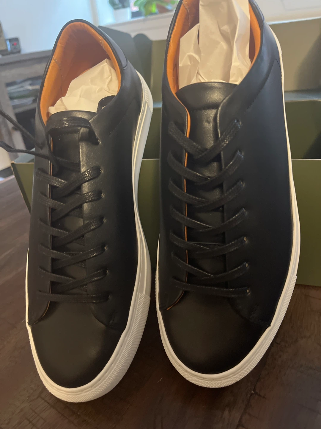 Reid Sneakers Leather Black Size 9 - photo 3