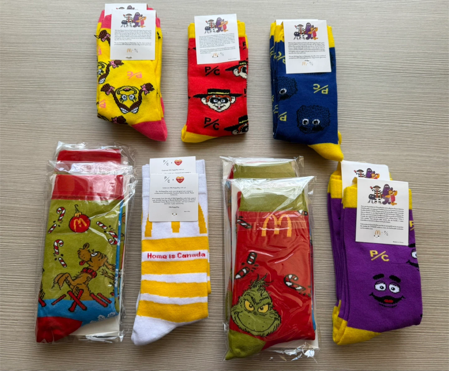 McDonald's P/C Socks - New