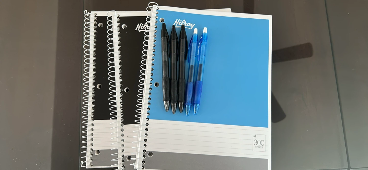 Hilroy Notebooks & Pens