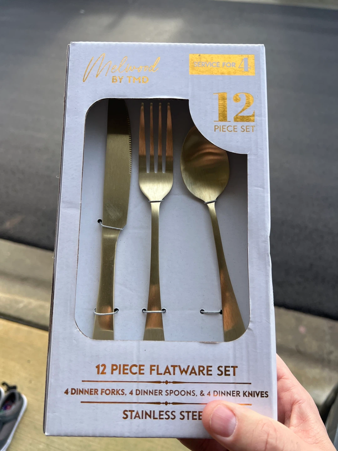 Melwood by TMO 12 Piece Flatware Set - New