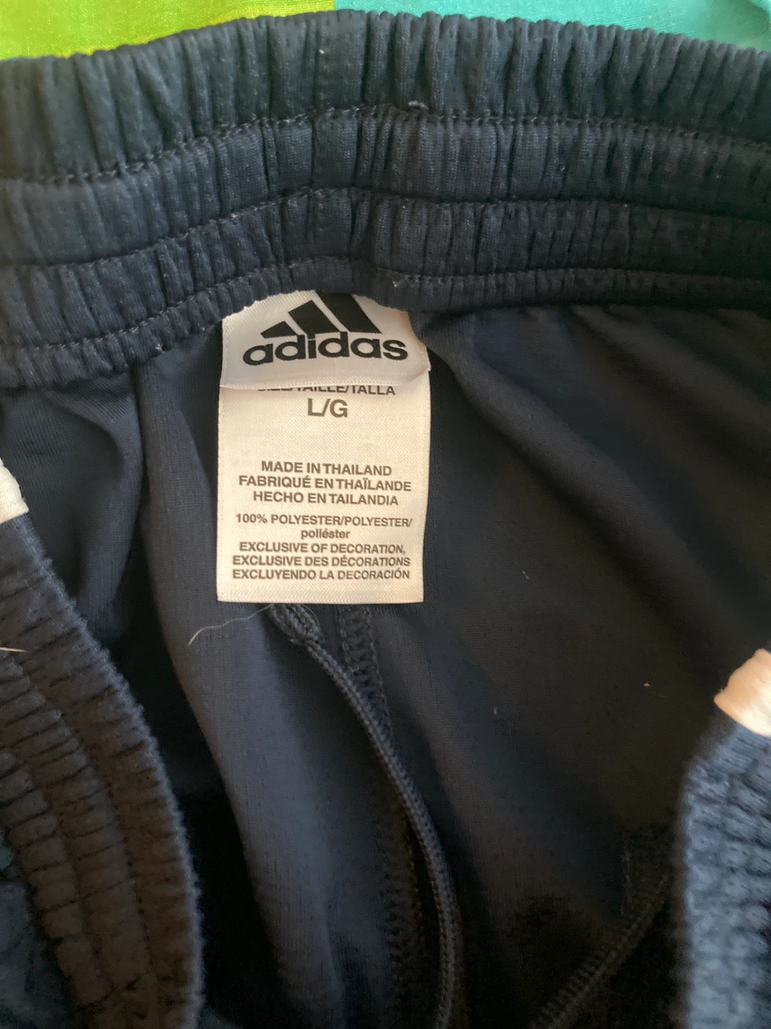 Adidas Navy Blue Athletic Shorts - Size L - photo 4