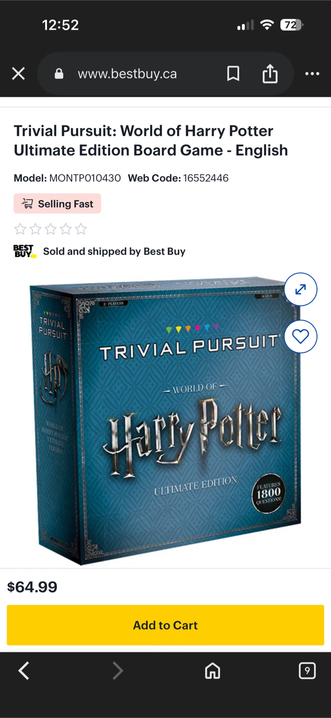 Trivial Pursuit: World of Harry Potter Ultimate Edition - photo 4