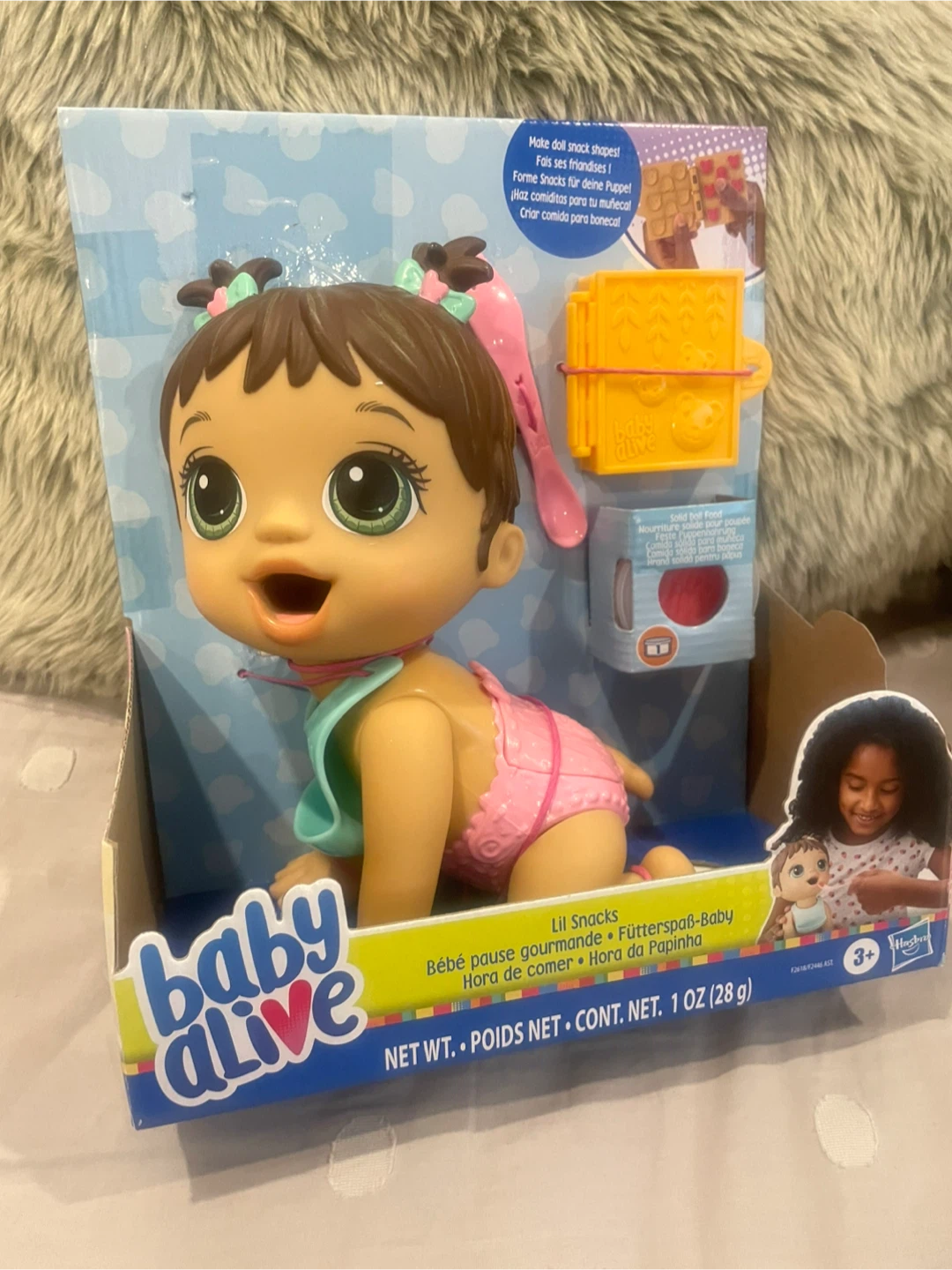 Baby Alive Lil Snacks Doll - New in Box!