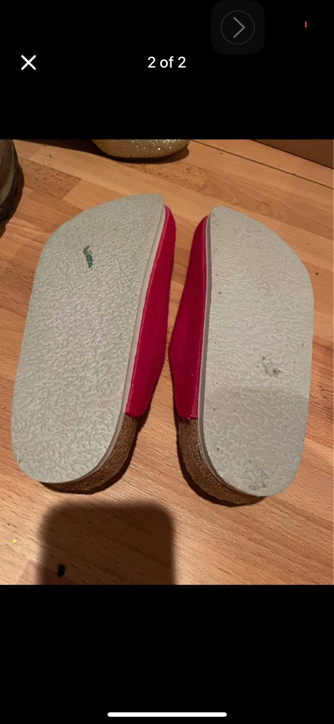 Birkenstock Boston Wool Felt Clogs Size 39 Red - photo 2