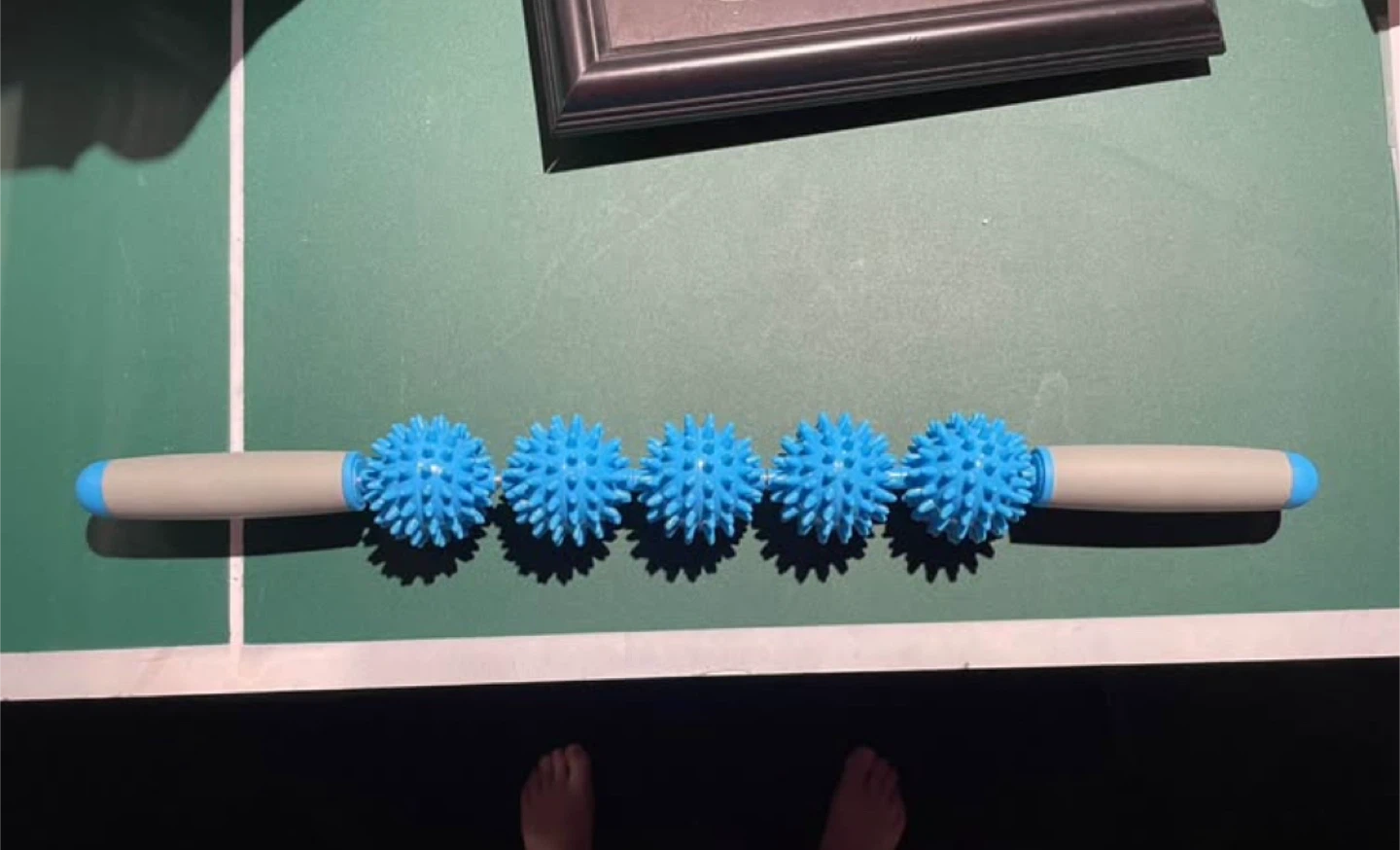 New Blue Spiky Massage Roller