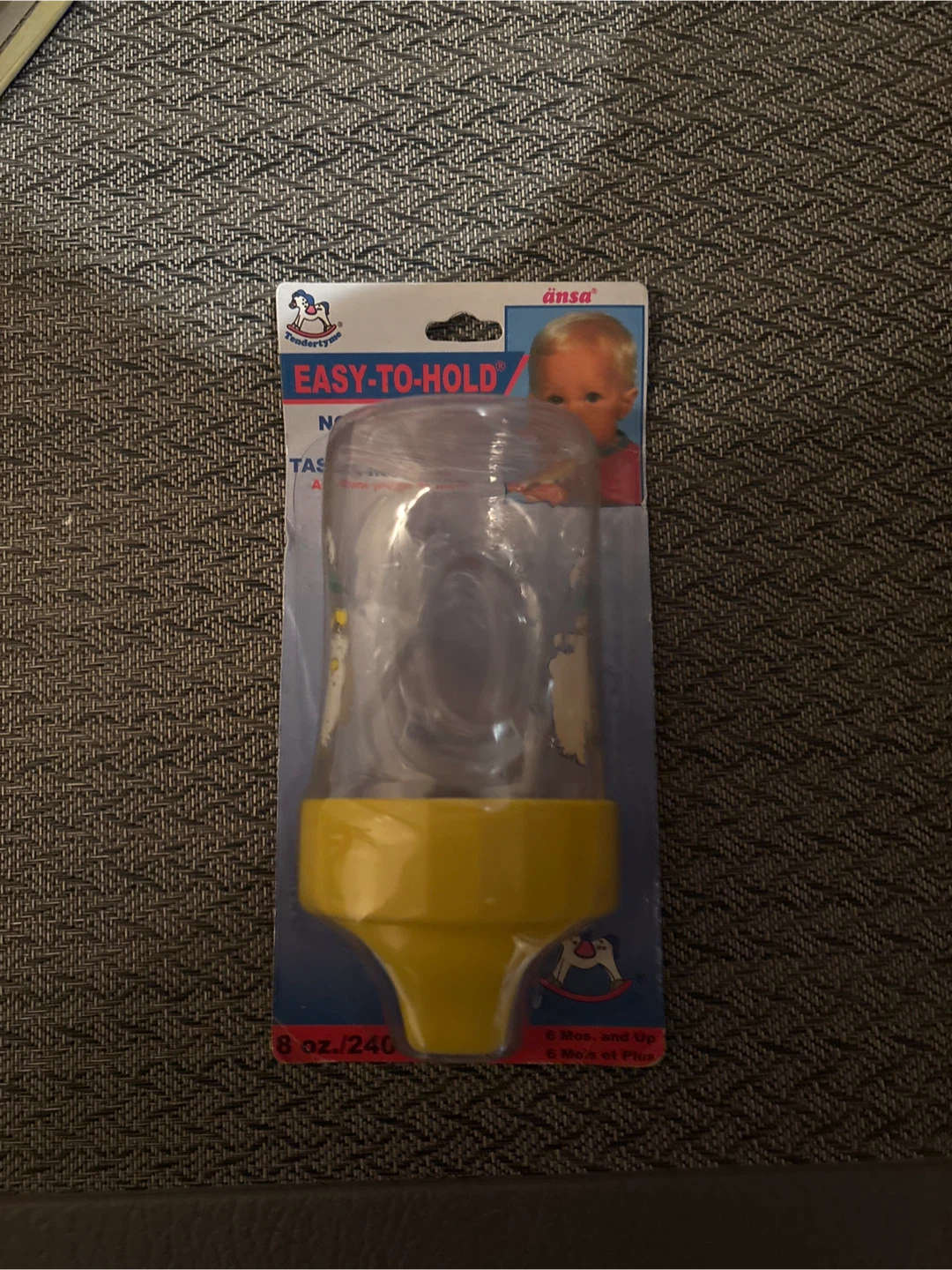 Tendertyme Easy-To-Hold Baby Bottle, 8 oz