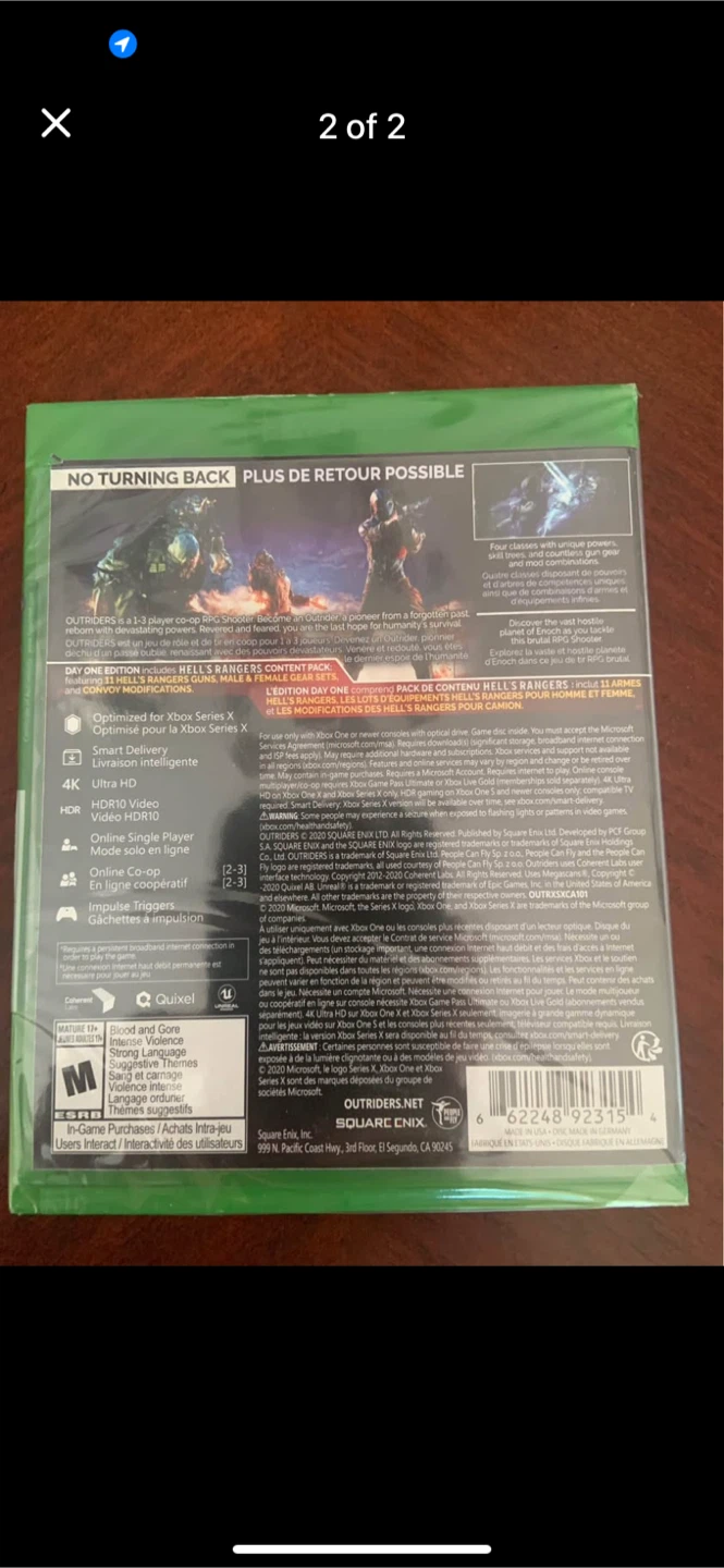 New Outriders Day One Edition (Xbox Series X/One) - photo 2