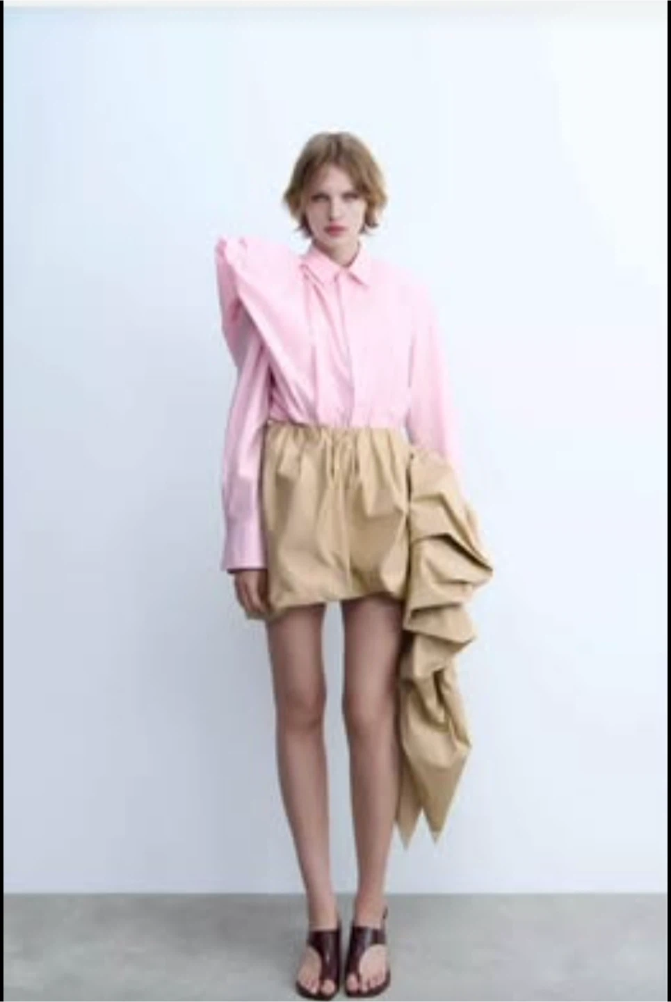 Zara Beige Skirt