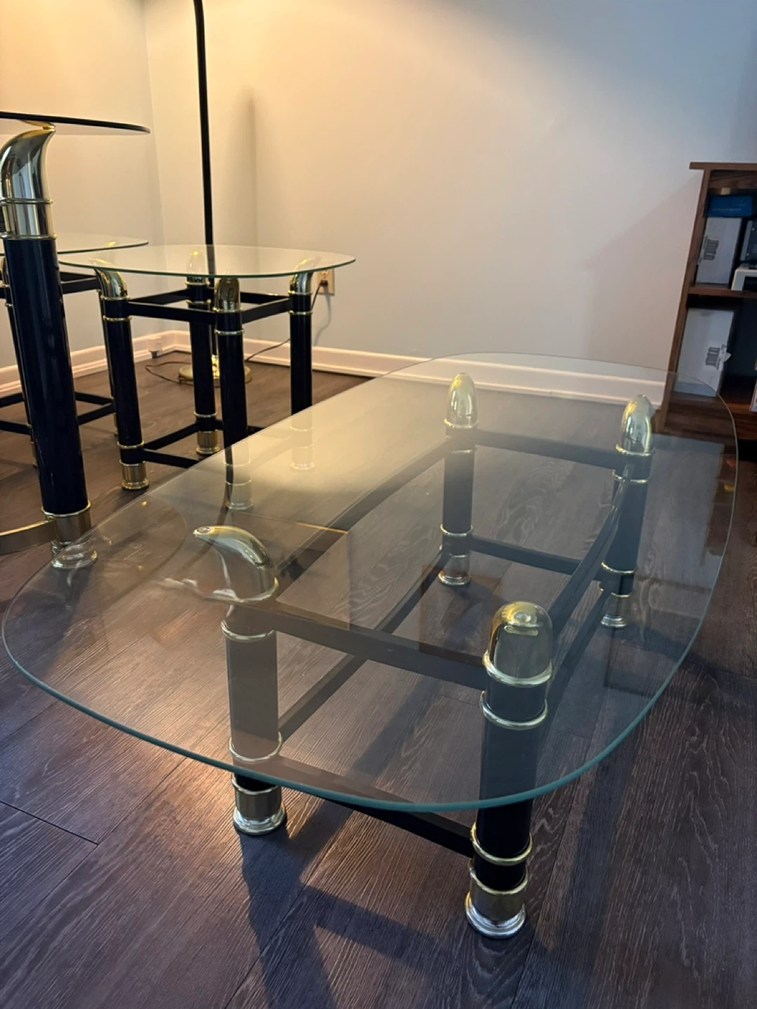 Glass Top Coffee Table and End Tables - photo 2