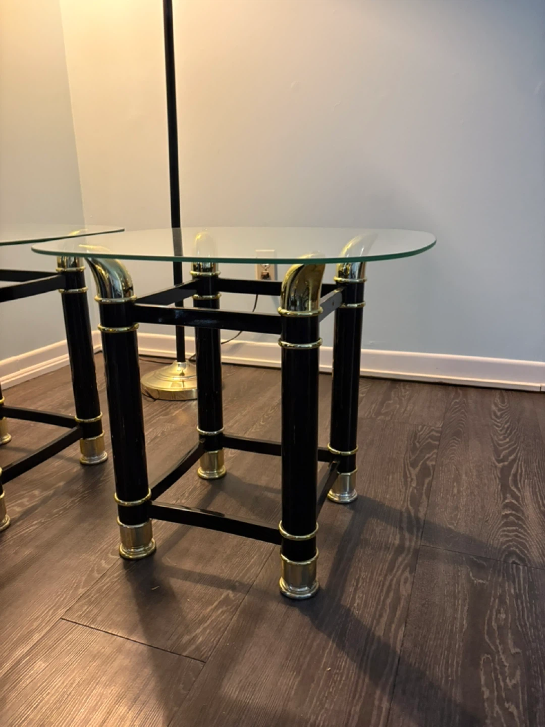 Glass Top Coffee Table and End Tables - photo 5