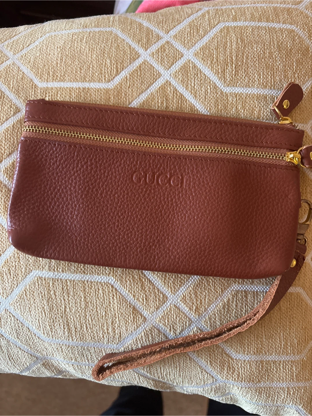 Gucci Leather Wristlet - photo 2