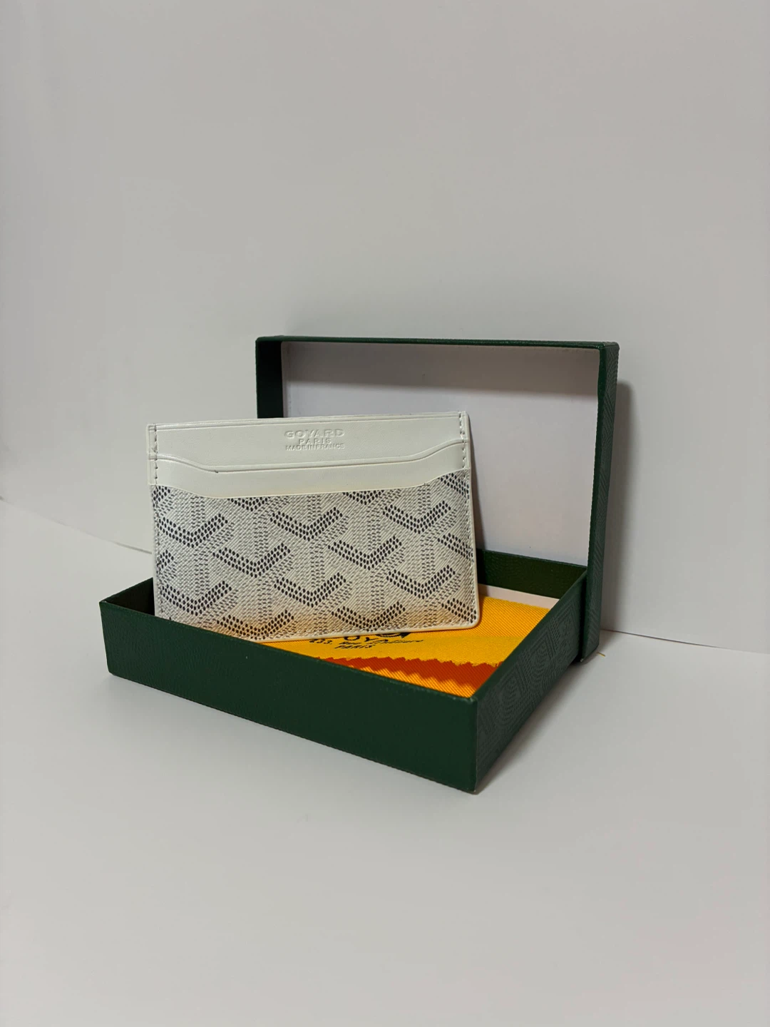 Goyard Card Holder - White