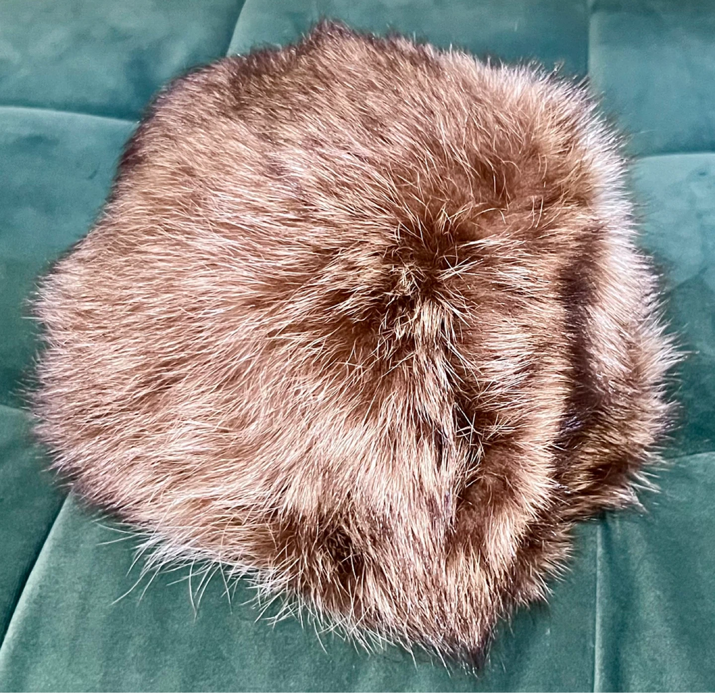 Brown Real Fur Hat - photo 3