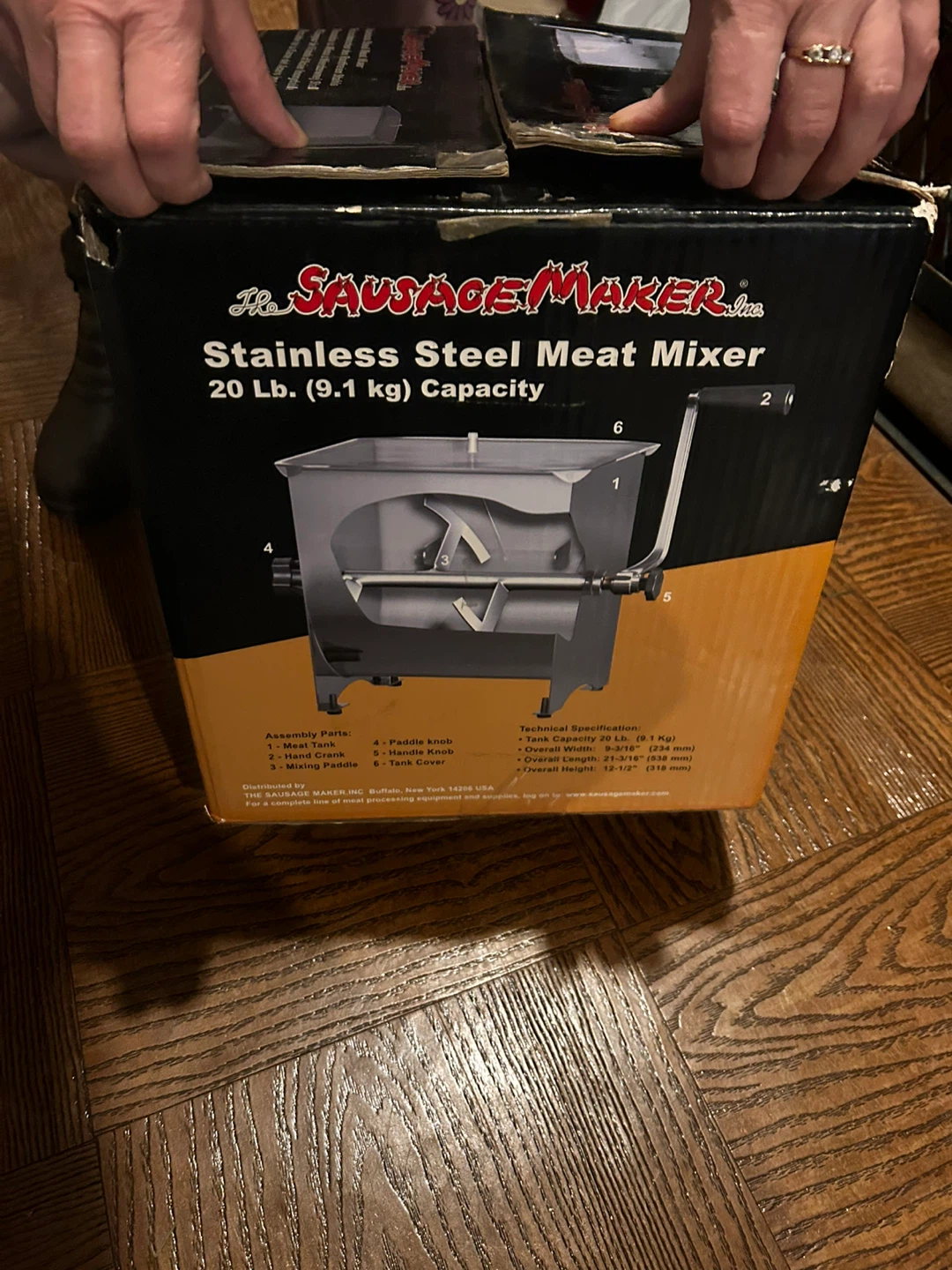 The Sausage Maker Stainless Steel Meat Mixer - 20lb - photo 2