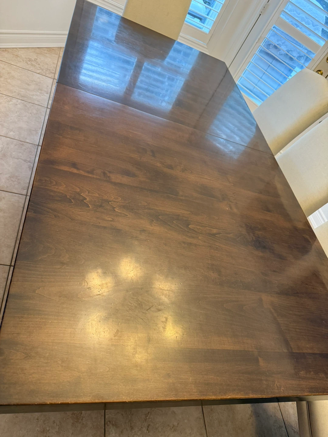 Dining Table with 8 Chairs - beige - photo 3