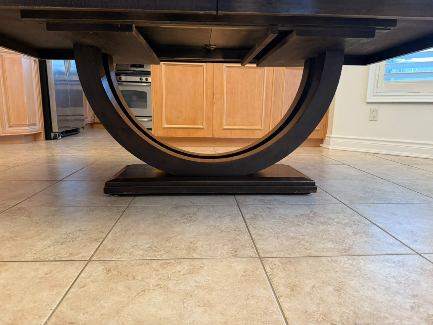 Dining Table with 8 Chairs - beige - photo 4