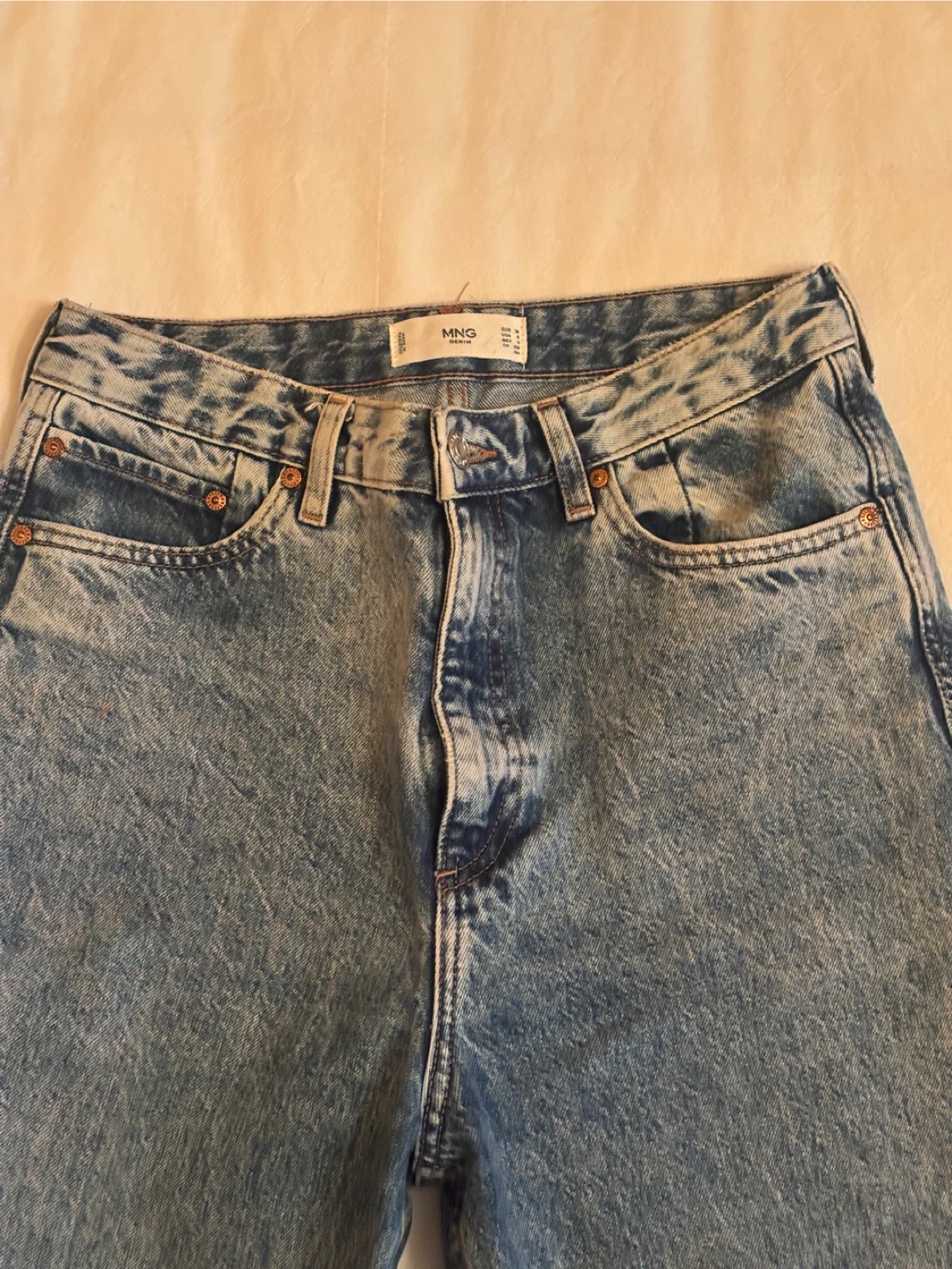 MNG (Mango) Acid Wash Jeans