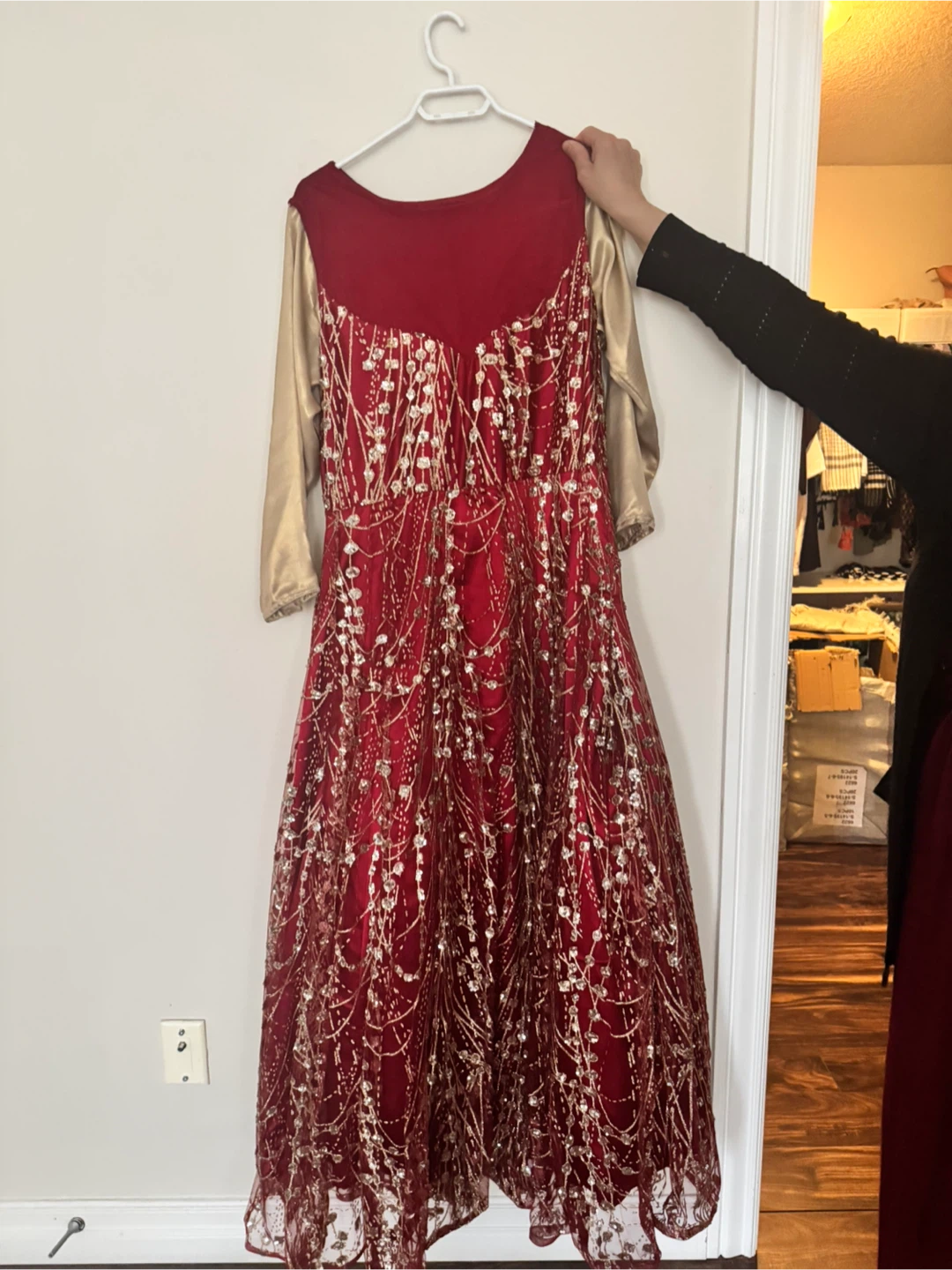 Red & Gold Dress - photo 2