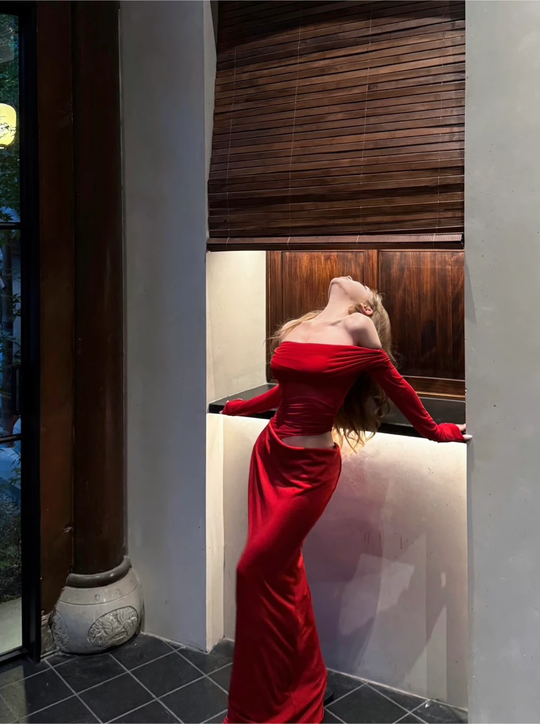 RED LONG DRESS Christmas