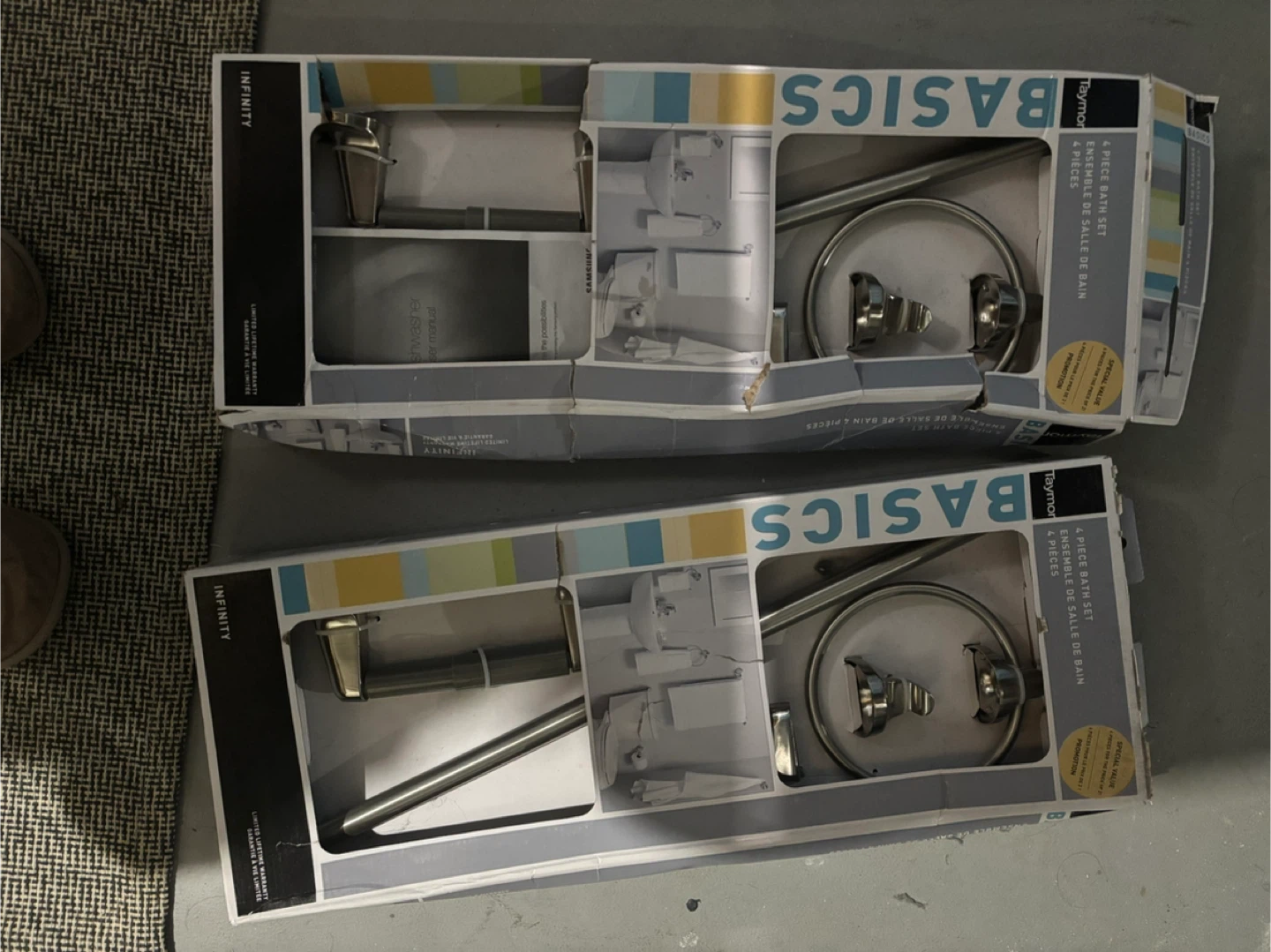 Taymor Basics 4-Piece Bath Set - New in Box!