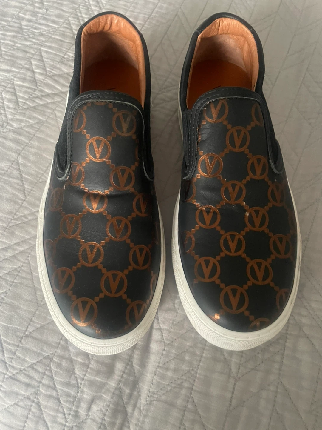 Valentino Slip-On Sneakers, Size 8