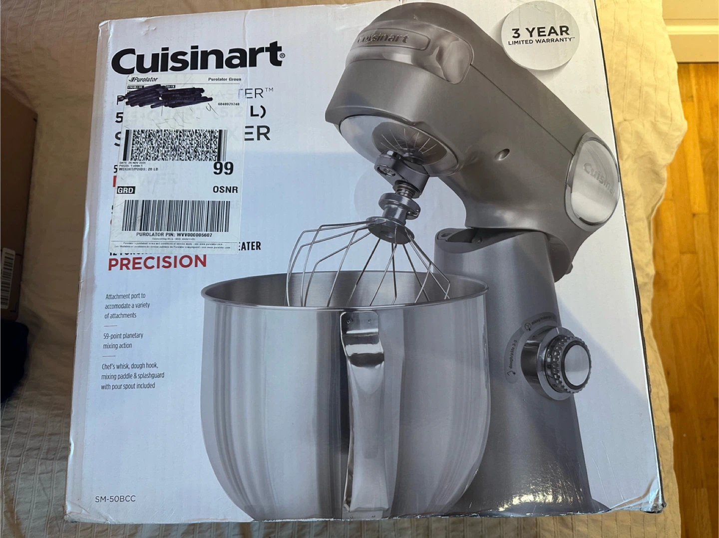Cuisinart 5.5QT Precision Master Stand Mixer