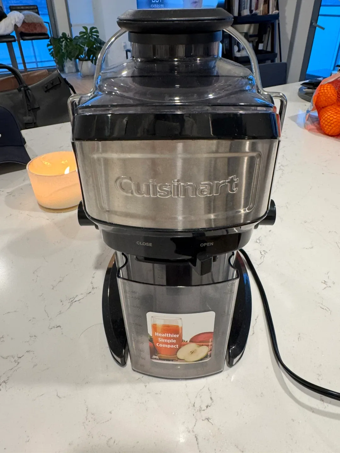 Cuisinart Compact Juice Extractor No Pulp Gently Used