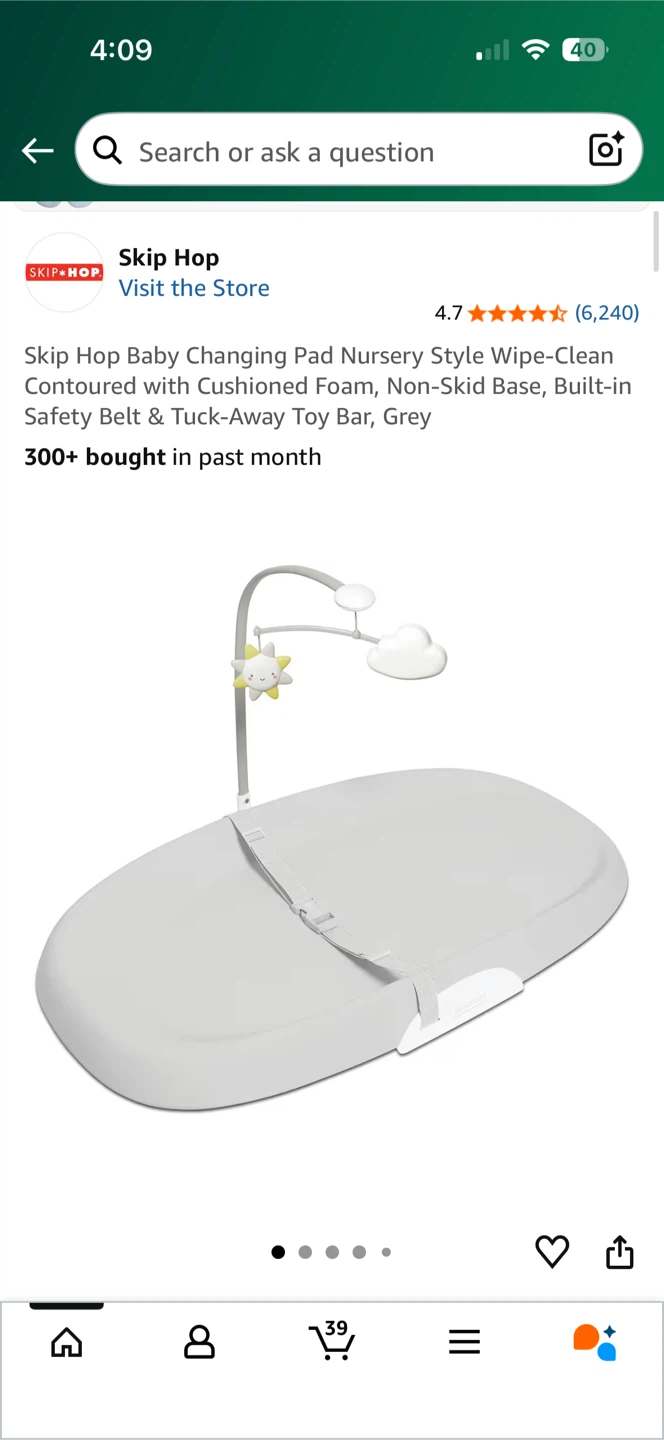 BNIB Skip Hop Changing Pad - photo 2