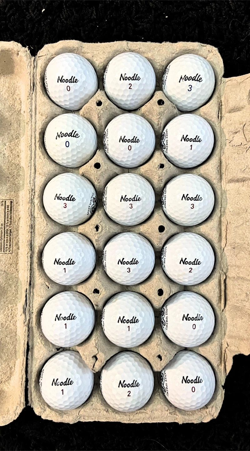 18 Taylormade Banff Springs Noodle Golf Balls - photo 2