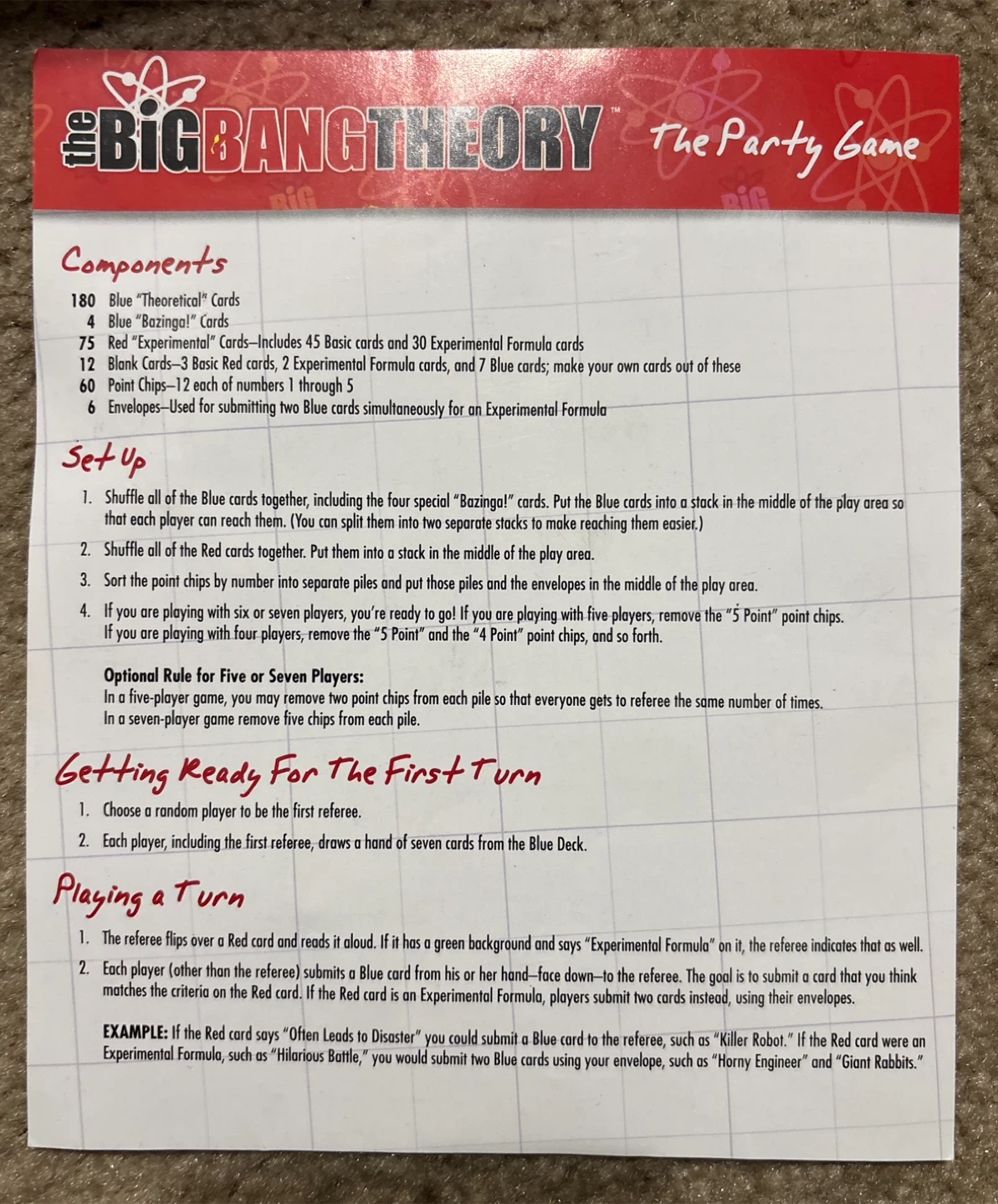 The Big Bang Theory Party Game (New) - photo 4