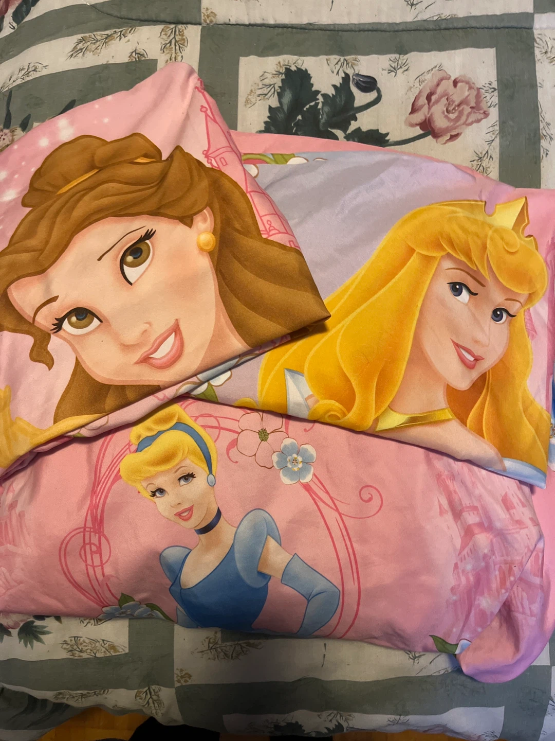 Disney Princess Double Bed sheet 🛌 set Belle, Aurora, Cinderella
