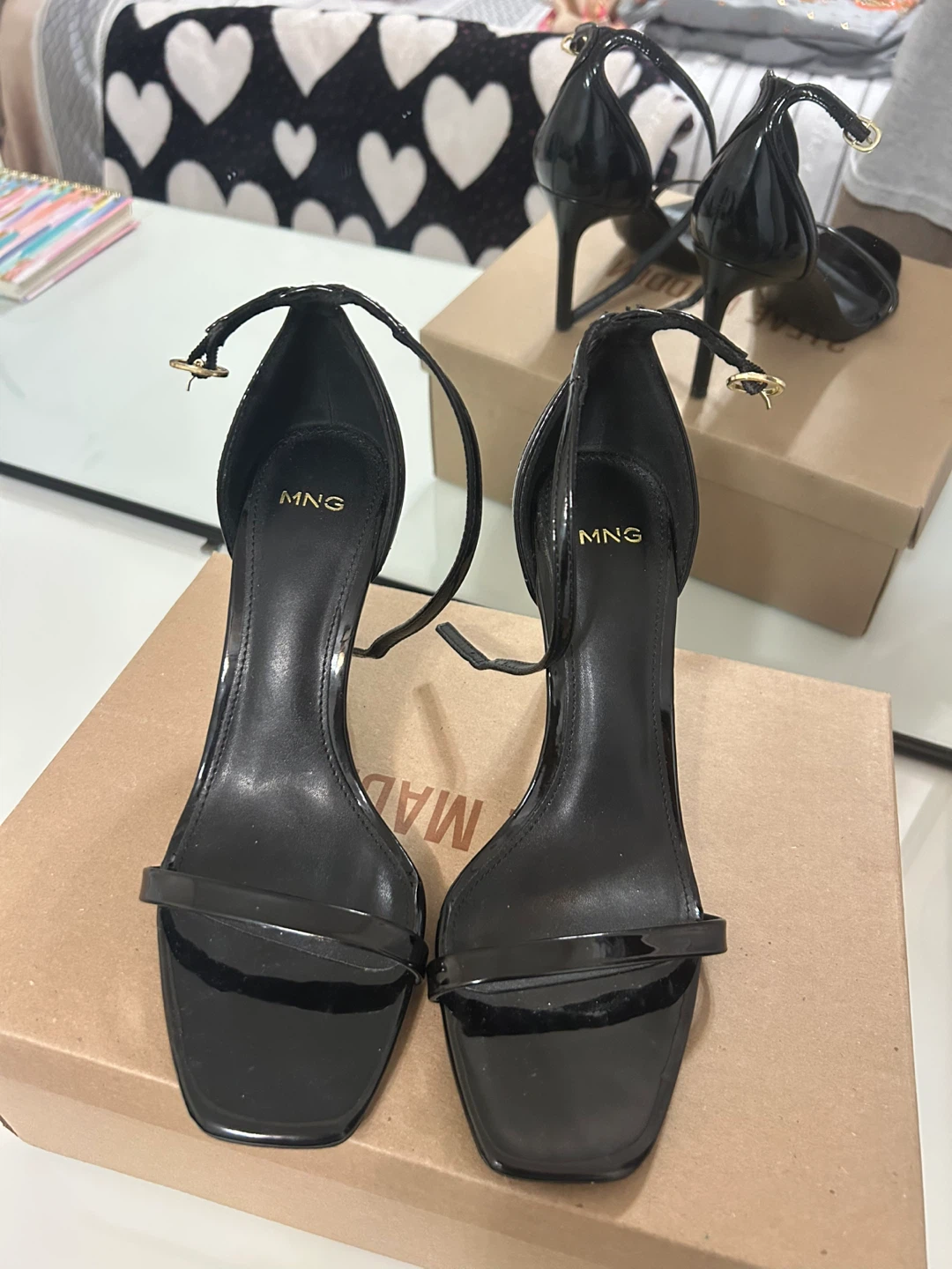 MNG Black Heels - Size 6 - photo 2
