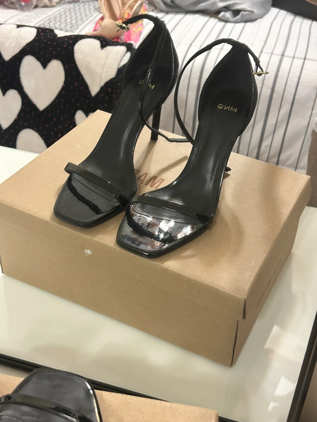 MNG Black Heels - Size 6