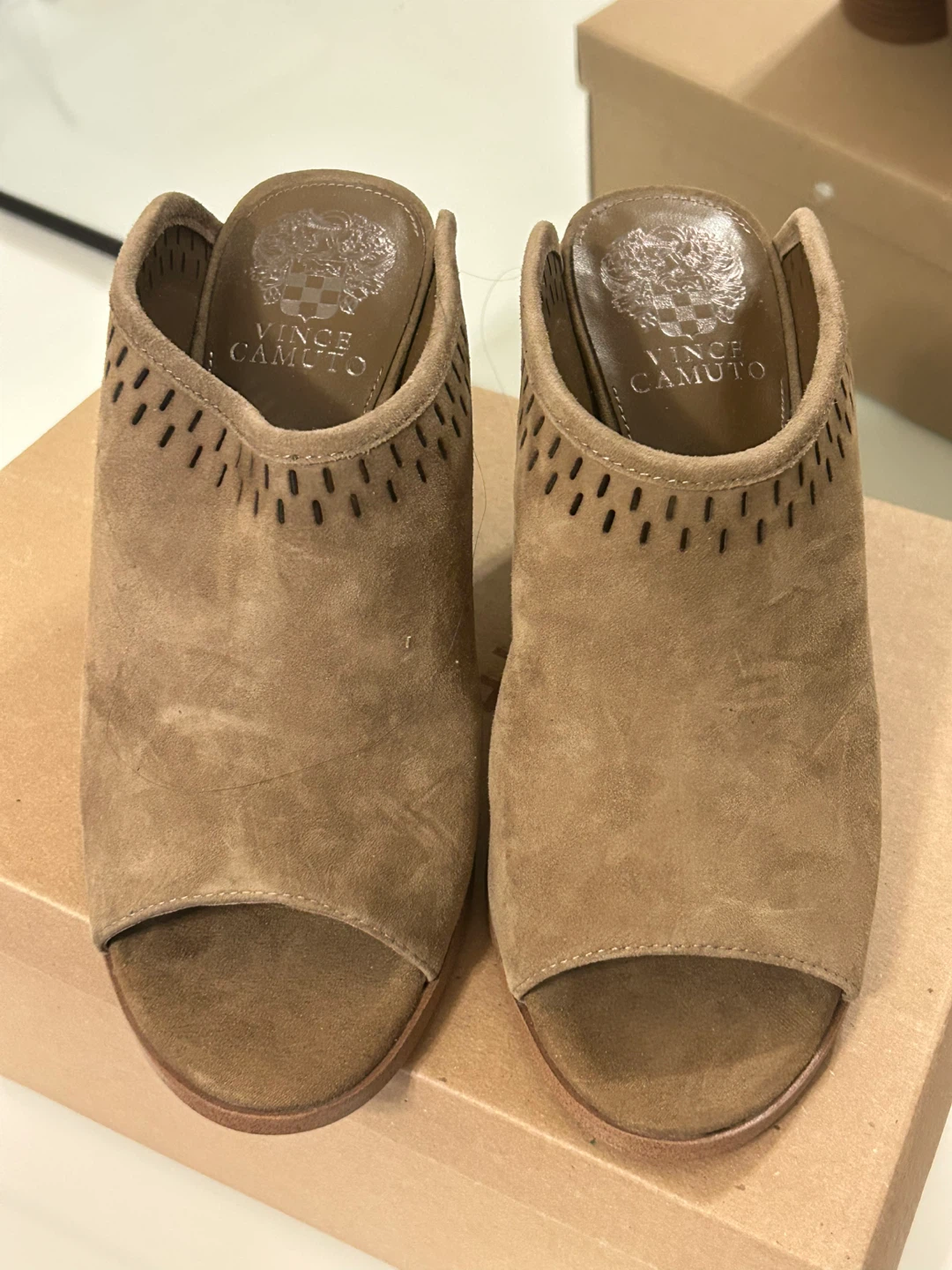 Vince Camuto Suede Mules - Size 6.5 - photo 2