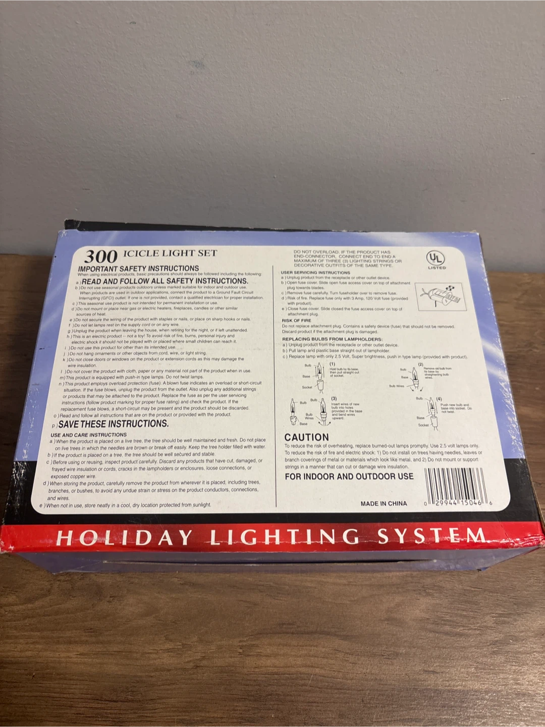 Holiday Lights 300 Icicle Light Set(2 sets) - photo 2