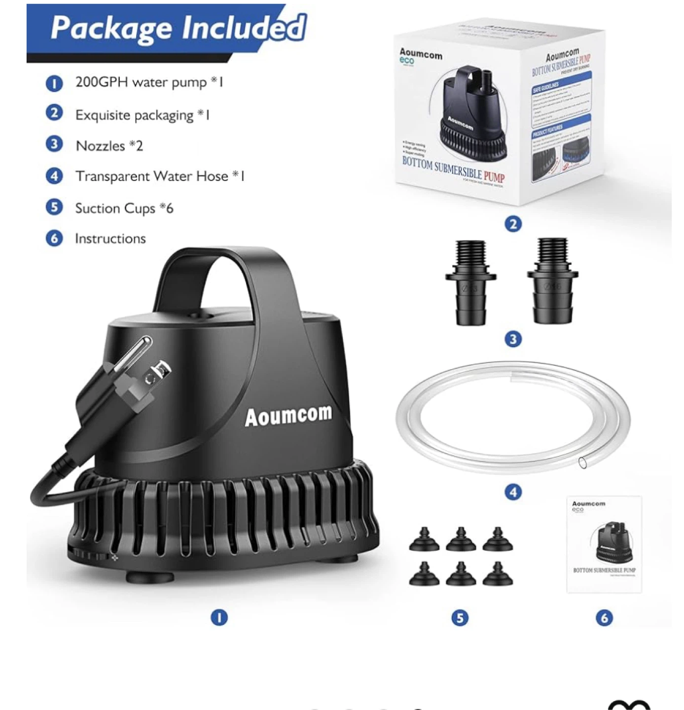 Submersible Water Pump - new