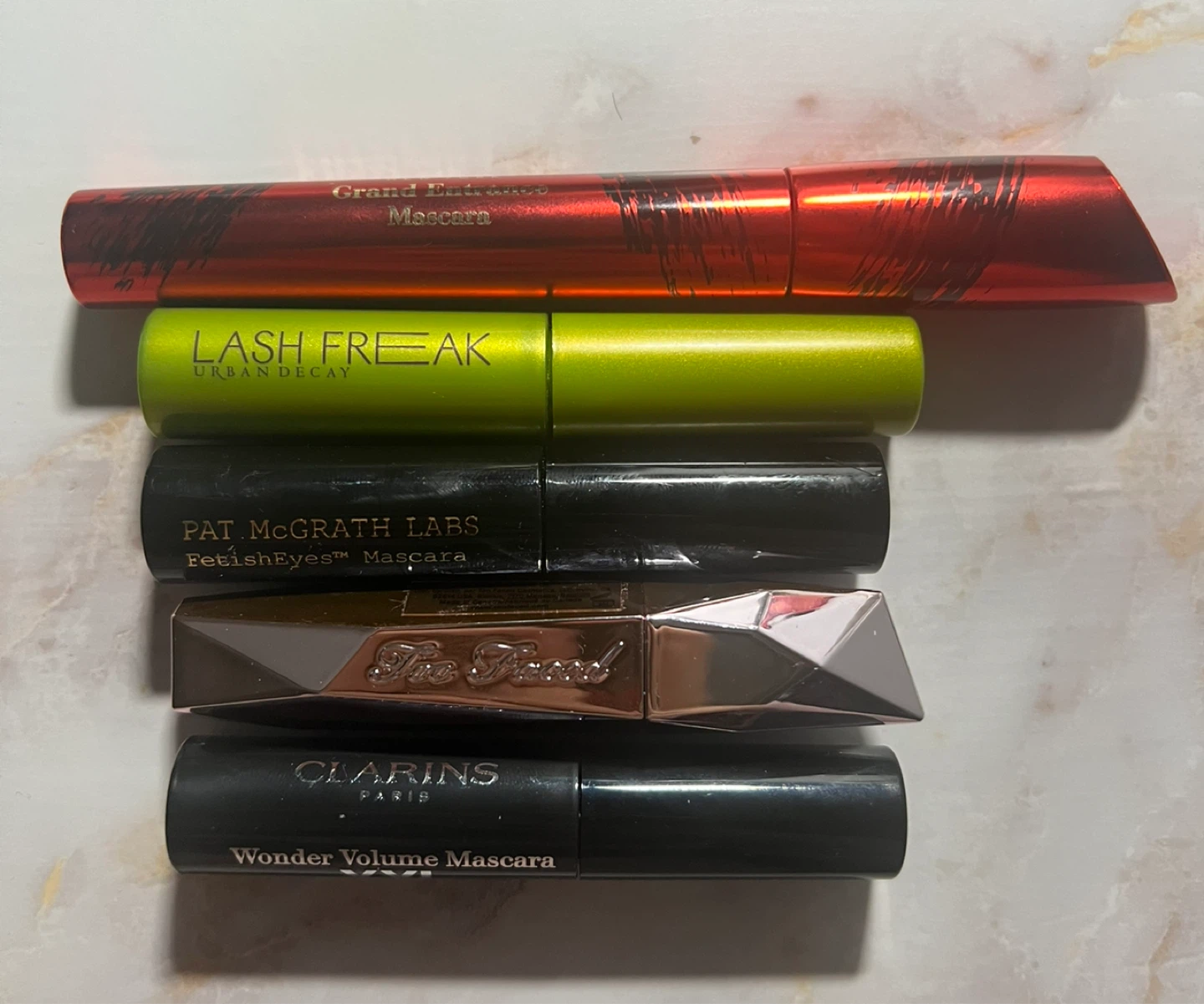 New Pat Mcgrath, Urban Decay, Clarins, Too Faced Mascaras