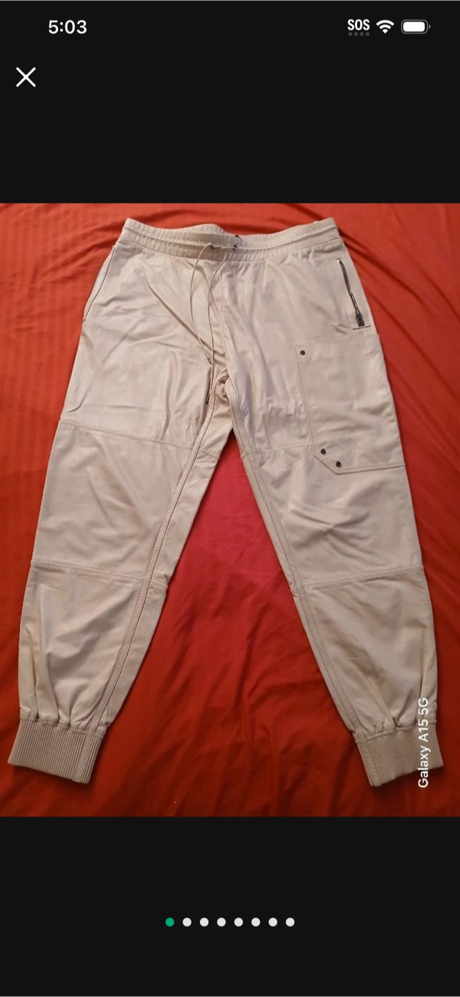 Tom Ford Leather Jogger Pants - Size 44