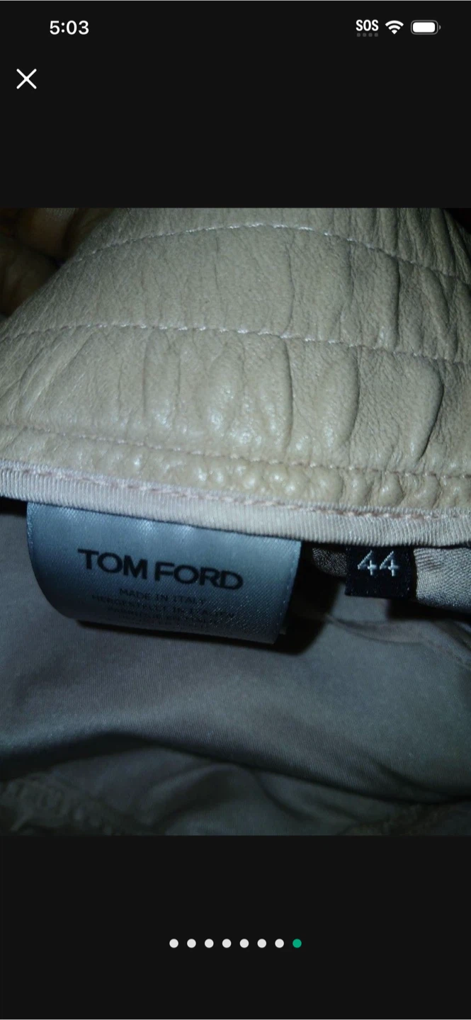 Tom Ford Leather Jogger Pants - Size 44 - photo 5