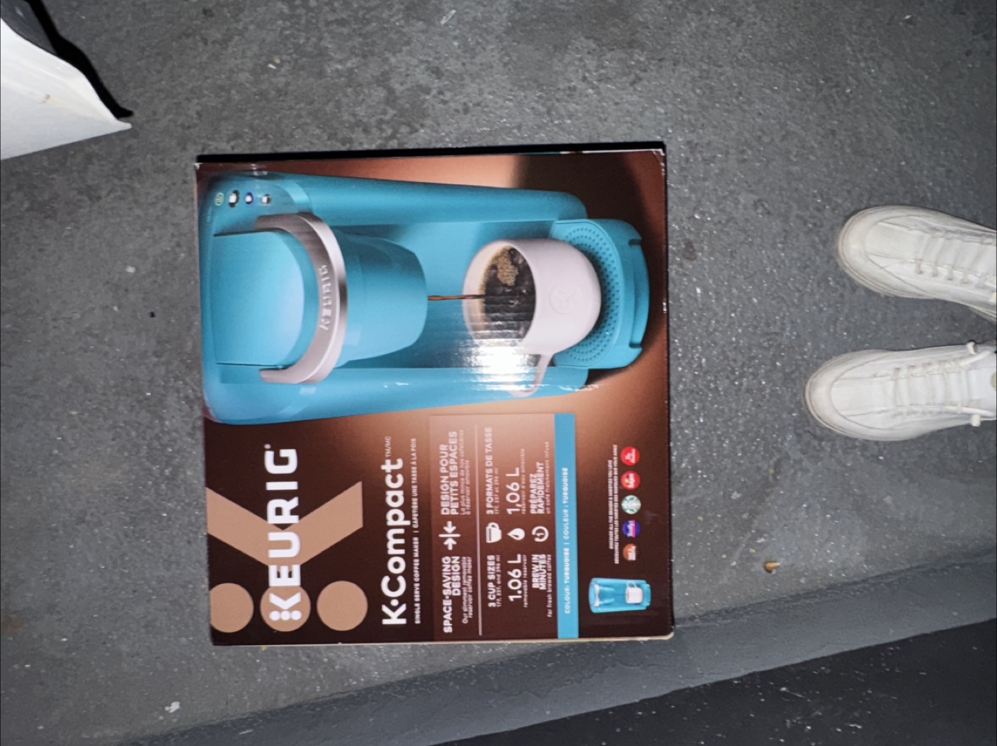 Keurig K-Compact Turquoise Coffee Maker