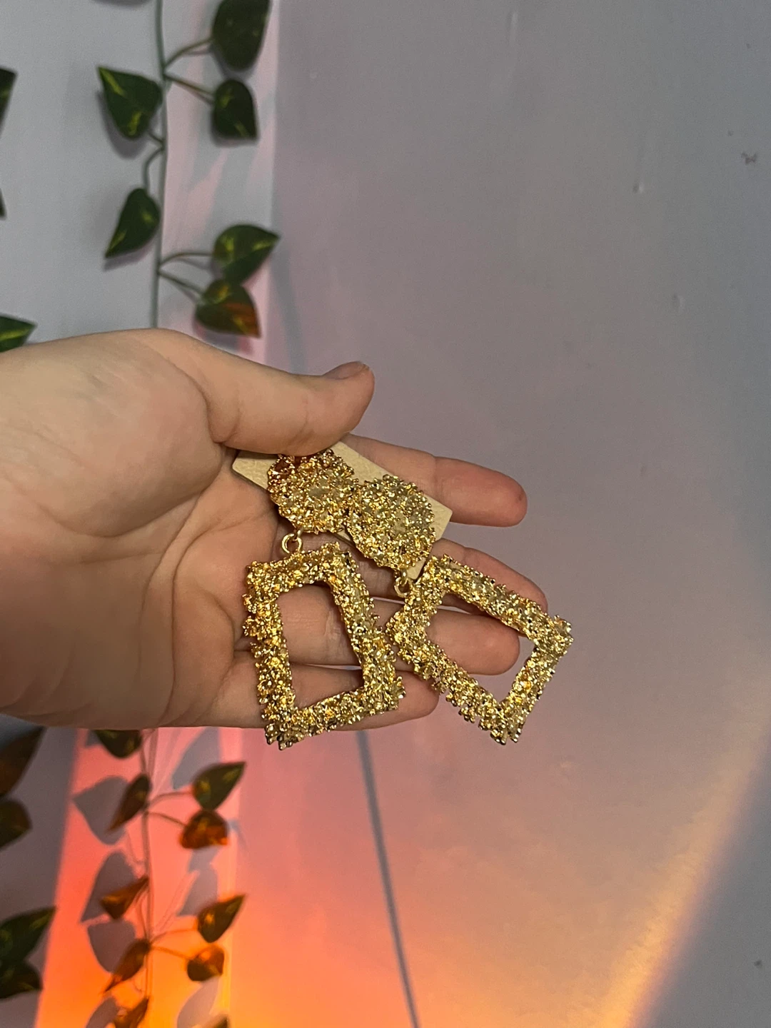 Gold Statement Earrings - photo 3