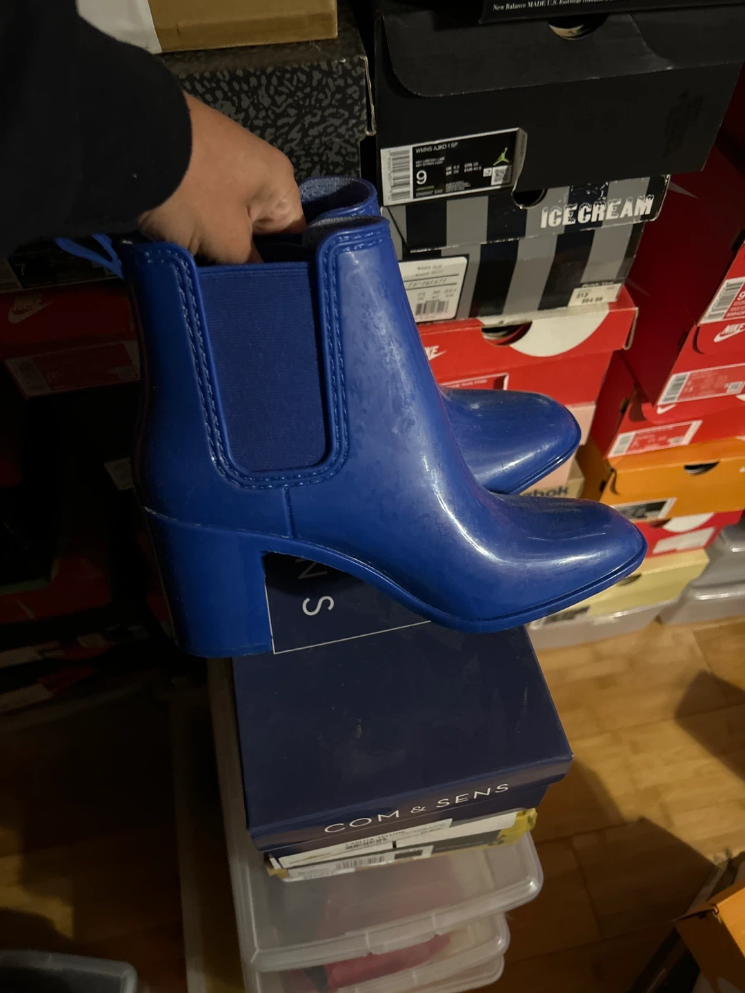 Blue Chelsea Rain Boots Jeffrey Campbell - photo 2