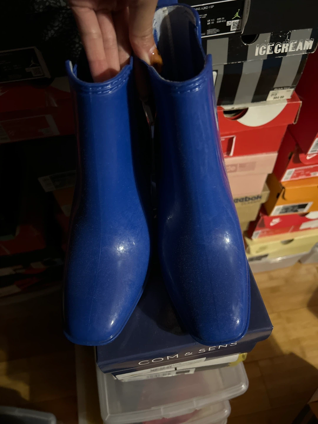 Blue Chelsea Rain Boots Jeffrey Campbell - photo 3
