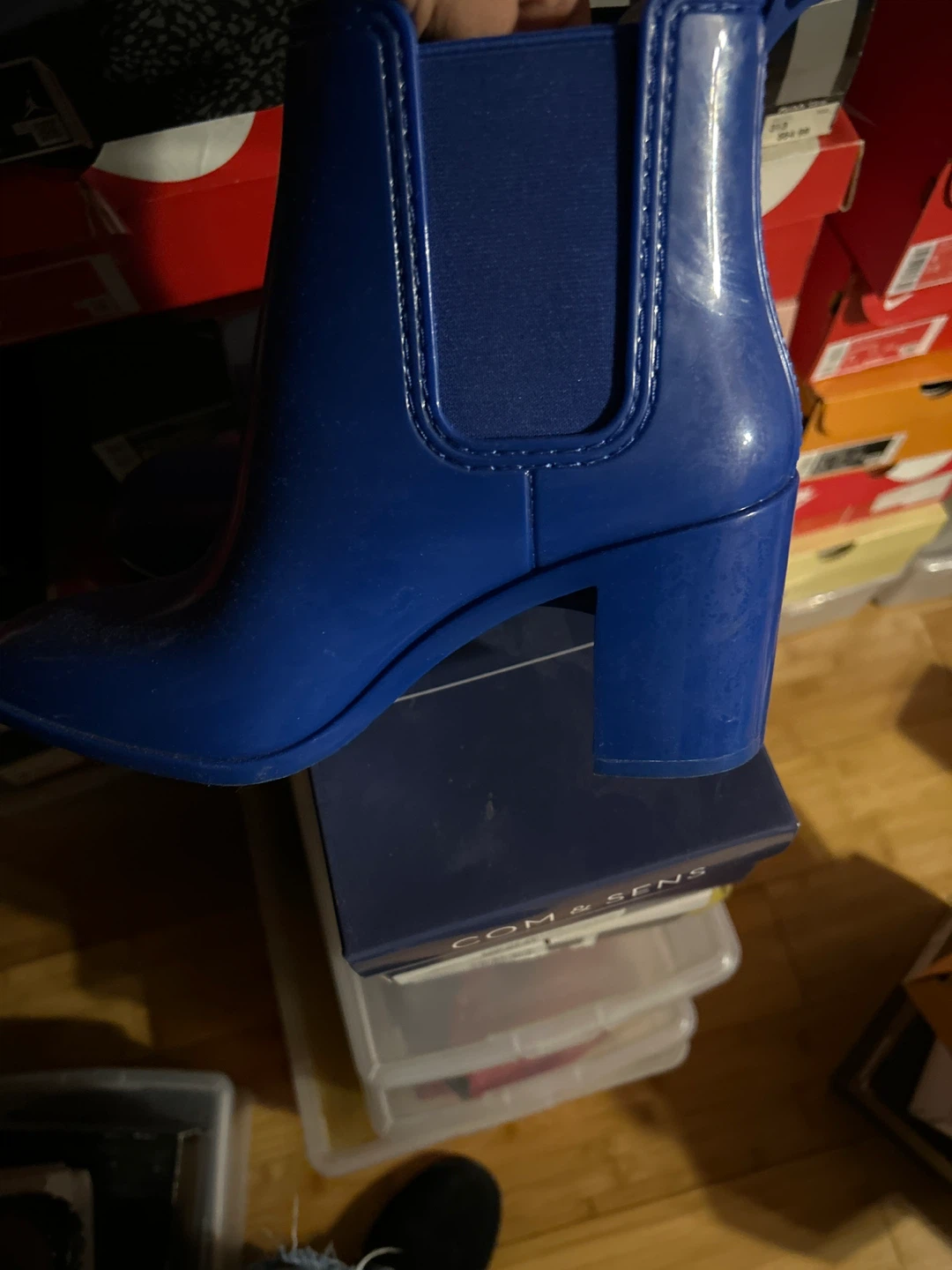 Blue Chelsea Rain Boots Jeffrey Campbell - photo 4