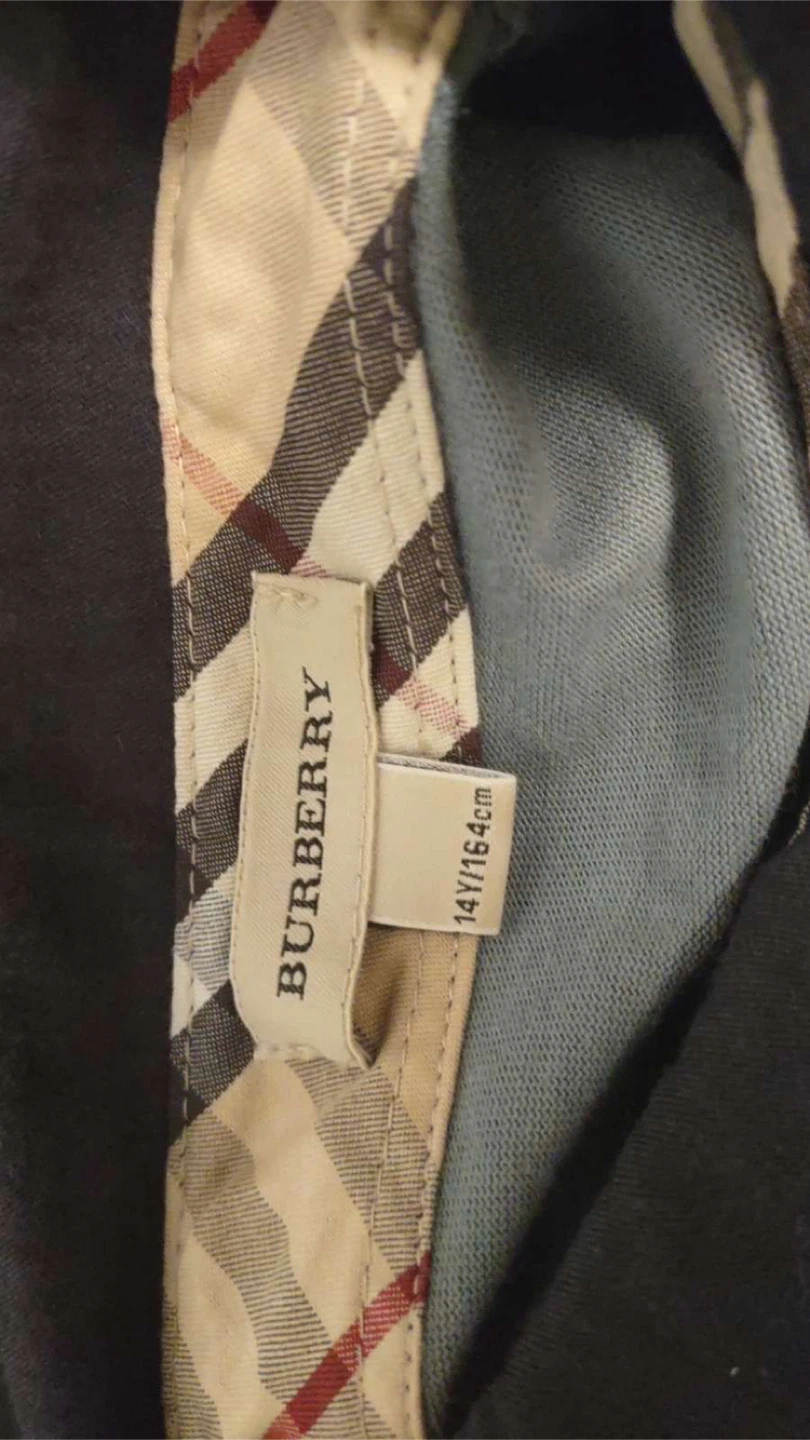 Burberry Long Sleeve Polo Shirt - Size 14Y/164cm - photo 2