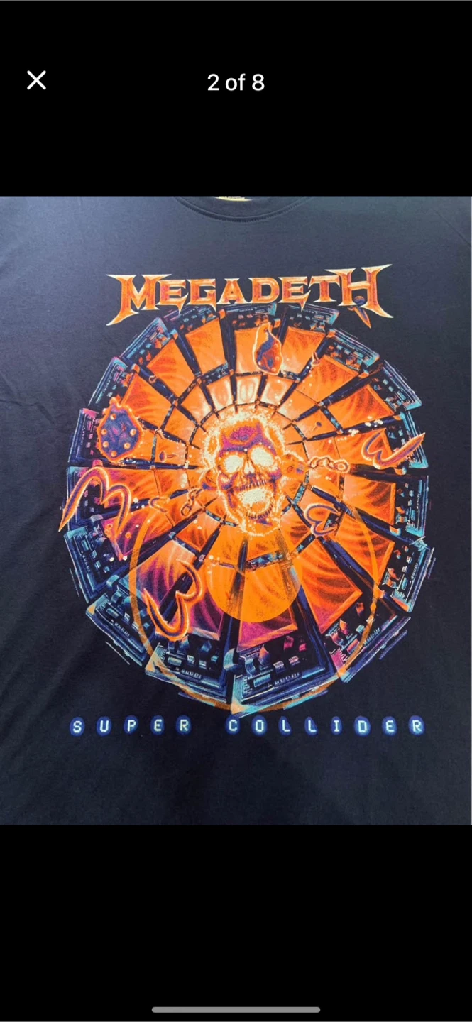 Megadeth Super Collider T-Shirt - Size L - photo 2