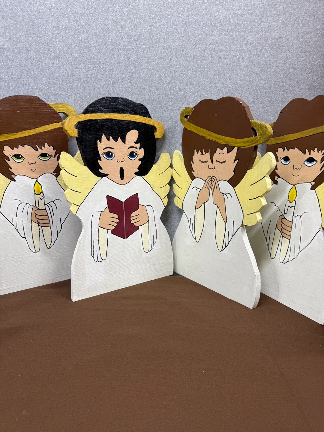 Handmade Wooden Christmas Angels - photo 5