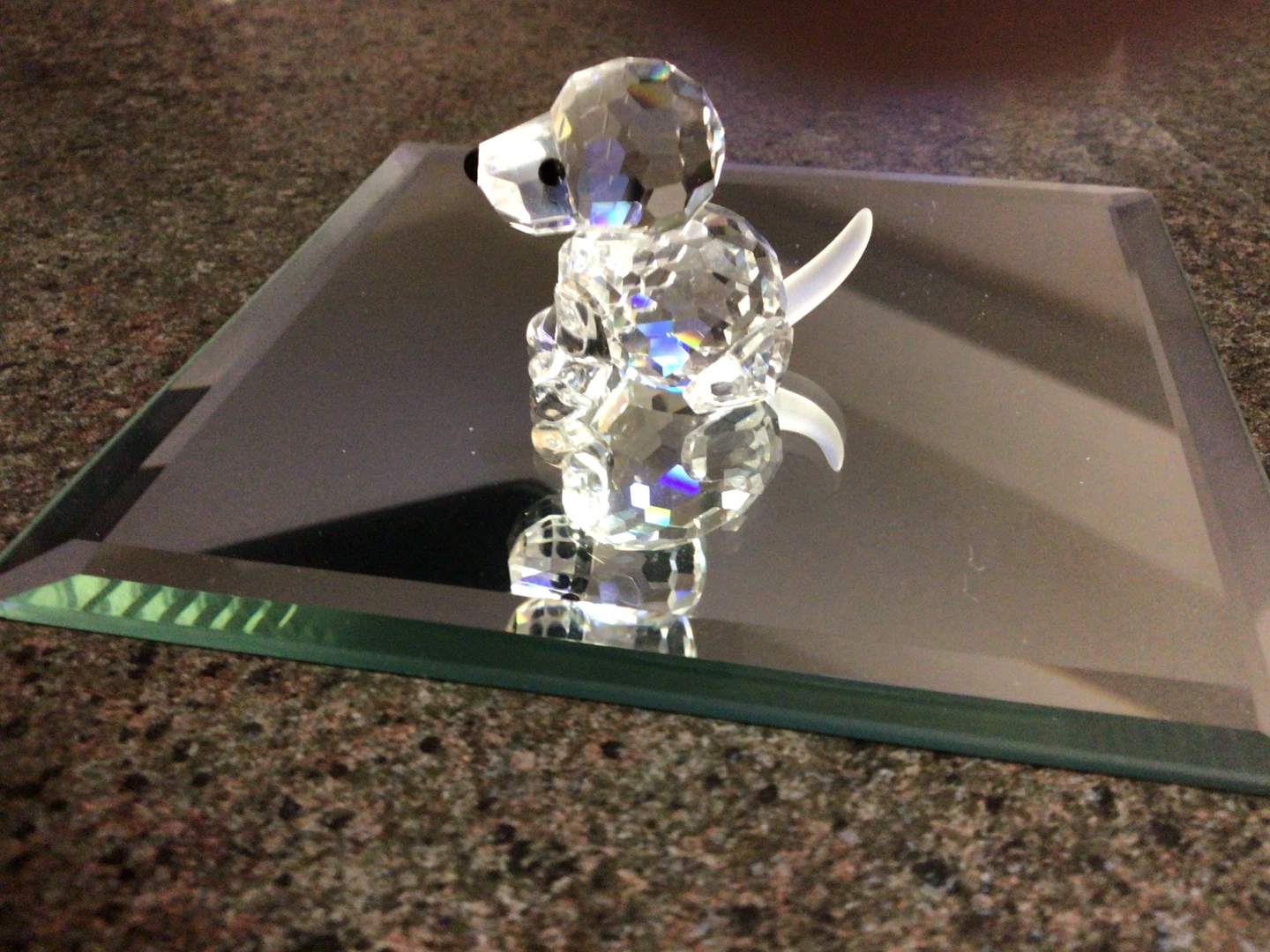 Swarovski Crystal Dog Figurine